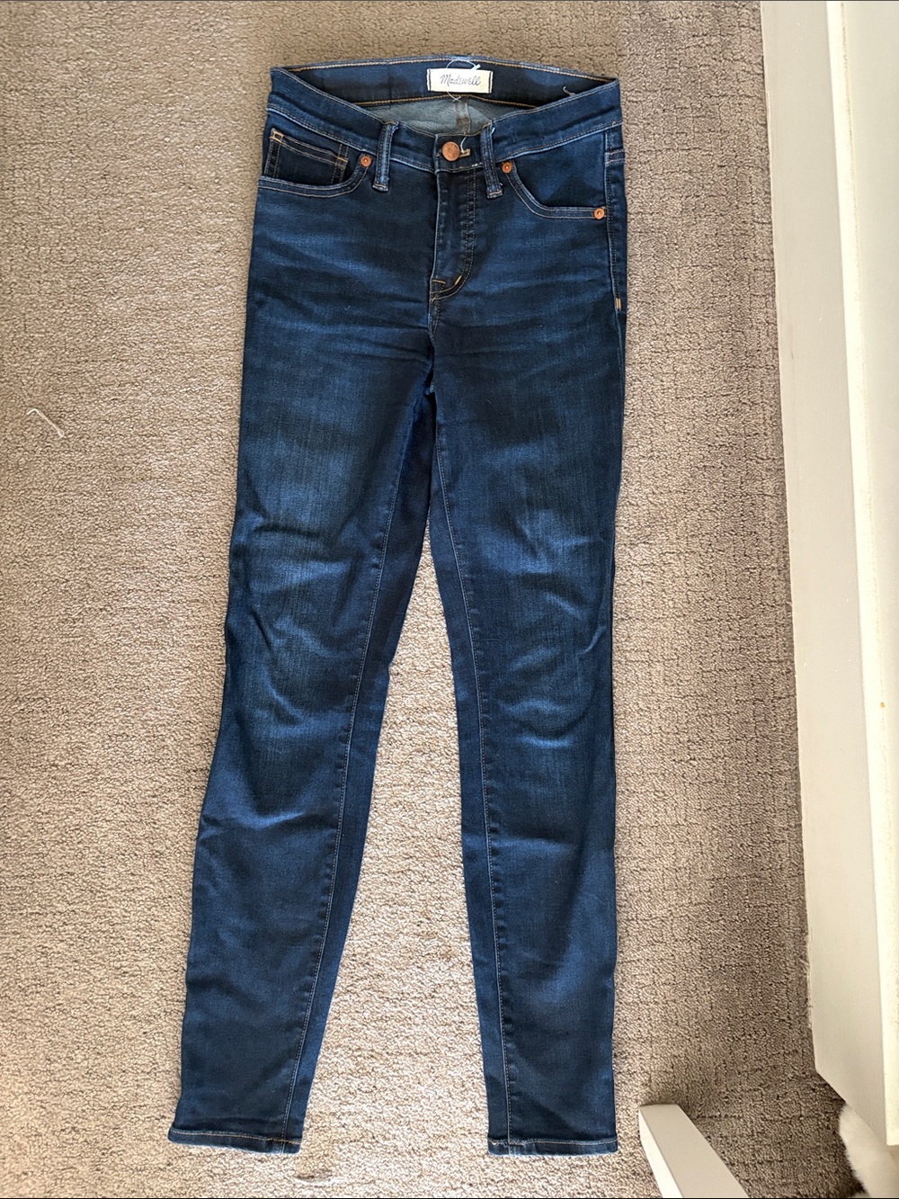 Madewell Indigo Skinny High-Rise Jeans